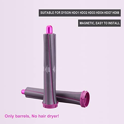 Hair Curling Barrels,1.2 Inch Hair Curling Barrels Compatible with Dyson Airwrap Styler Attachment Parts Self Hair Curling Attachment for Dyson Supersonic Hair Dryer (No Hair Dryer) - Image 2
