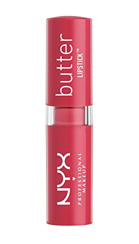 NYX Butter Lipstick BLS02 Sweet Tart Deep Pink Blue Undertone 0.16 Oz - Image 3