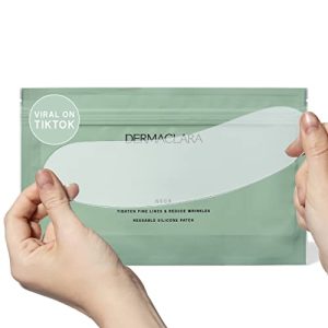 Dermaclara Neck Wrinkle Patch - Silicone Fusion Treatment Neck Patches for Wrinkles & Fine Lines - Anti-Wrinkle Patches for Pregnancy Safe SkinCare - Reusable up to 30 Times