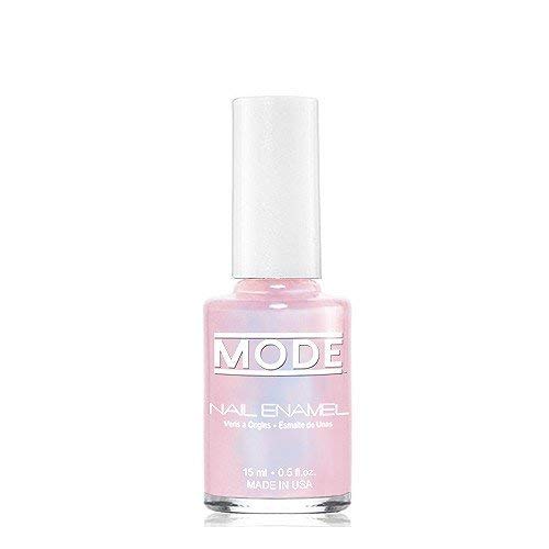 MODE Nail Enamel Shade #118 Ultra Sheer Mother of Pearl Pink in Violet Luster - Long Wear, High Gloss, Chip Resistant, Cruelty Free, Vegan, Salon Nail Polish Made in Beautiful USA