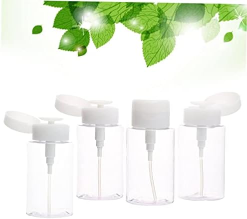 DOITOOL 8 Pcs Foam Dispenser Bottles Alcohol Dispenser Pump Bottle Dispenser Push Down Foam Pump Lockable Pump Dispenser Bottle Soap Makep Remover Bottle Mini Travel Squeeze Bottle White - Image 4
