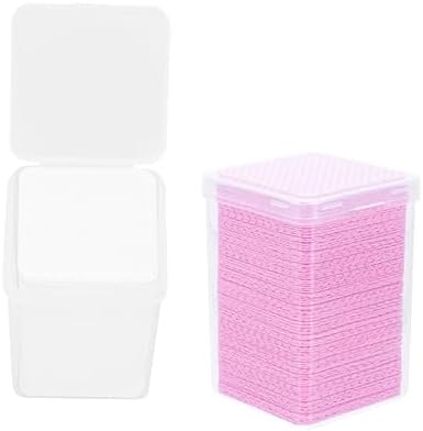 Eyelash Cleaning Pads 2 Boxes 100 Count Lint-Free Wipes for Lash Extension Glue Nozzle