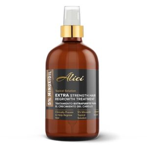 Extra Strength 5% Minoxidil Topical Hair Regrowth Solution for Women, 4 Fl Oz Bottle