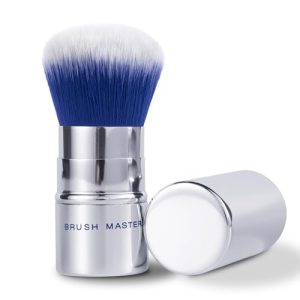 Portable Retractable Kabuki Makeup Brush Kit for Foundation, Blush, Bronzer, Concealer