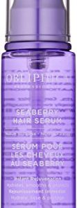 Obliphica Seaberry Serum for Medium & Course Hair - Vitamins and Omegas for Frizz Free & Nourished Hair - Hair Serum for Dry Hair and Growth - 2.2 Fl Oz