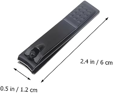 36 Pcs Toenail Manicure Tools Black Suits for Men Black Nail Cutter Manicure Tools Professional Fingernail Clippers Toenail Nippers Mens Suit Stainless Aldult Miss Suite - Image 8
