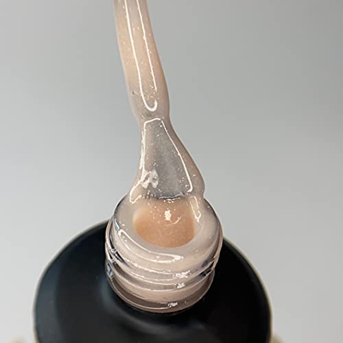 IN.HYPE Golden Sands Rubber Base Gel - Shimmer, Soak Off, UV/LED Curable, 15ml Capacity - Image 2