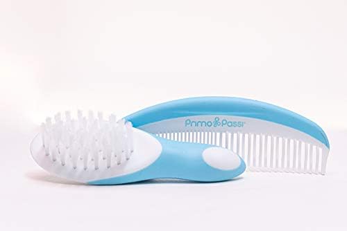 Primo Passi - Comb and Brush Set | Baby Hair Brush and Comb Set for Newborns and Toddlers, Baby Girl and Baby Boy (Blue) - Image 6