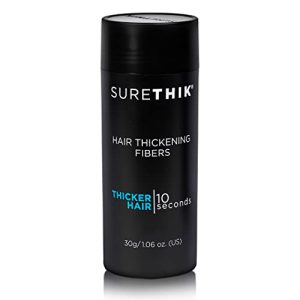 SURETHIK 30g Grey Hair Building Fibers for Instant Volume Thinning Hair Men Women