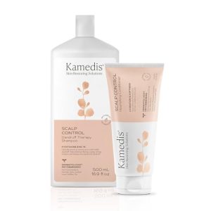 KAMEDIS Anti-Dandruff Shampoo and Nourishing Conditioner Set 16.9 Fl Oz Sensitive Scalp