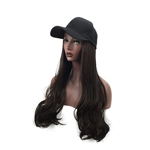 Housoutil 2pcs Beanie Hat Wig Woman Wig Long Curly Hair Wig Long Wig Cap Hairstyles Hair Extension with Hat Curly Closure Wig Human Hair Gabor Wigs for Women Hats Baseball Cap Curls Women's - Image 6