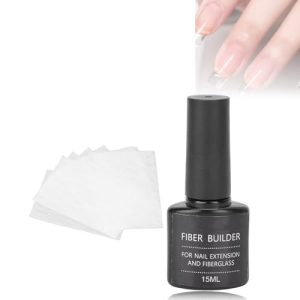 Complete Fiberglass Nail Extension Kit for DIY Art - Medium Size Creative Nail Designs