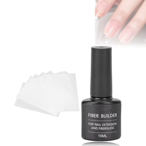 Complete Fiberglass Nail Extension Kit for DIY Art - Medium Size Creative Nail Designs