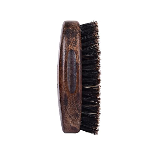 Black Walnut Handle Boar Bristle Beard Brush for Men's Grooming - Image 8