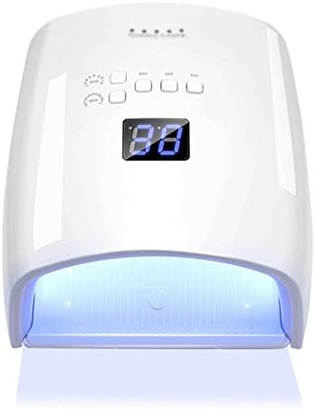 Professional Cordless UV LED Nail Lamp, 48W Gel UV Light Nail Dryer with 4 Timer Setting Sensor for Gel Nails Polish Manicure Professional Salon Curing Lamp