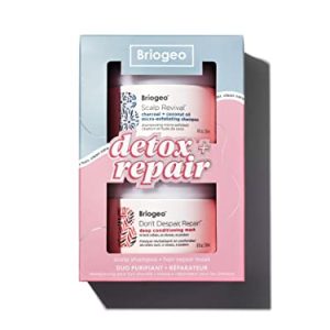 Briogeo Scalp Revival Detox and Repair Vegan Shampoo and Hair Mask Set 16 oz