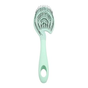 Long Handle Detangler Brush with Non-Static Bristles for Styling and Scalp Massage
