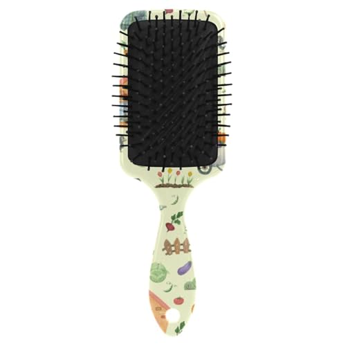 Anti-static Paddle Hair Brush with Air Cushion for Men and Women Adding Shine - Image 2