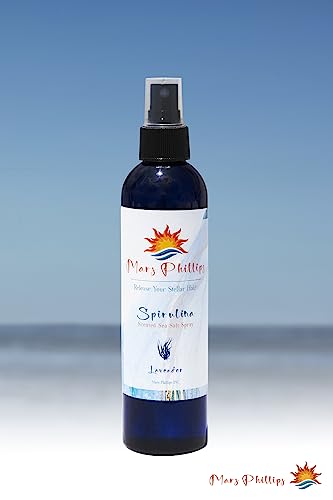 Lavender Sea Salt Spray 8 oz for Beachy Waves with Spirulina and Aloe - Image 3