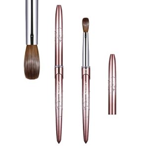 KEMEISI Size 8 Professional Kolinsky Nail Art Brush with High-Quality Bristles