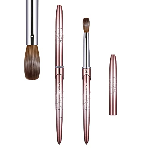 KEMEISI Size 8 Professional Kolinsky Nail Art Brush with High-Quality Bristles