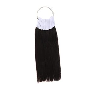 30pcs Hair Styling Training Extension Color Brushes for Hair Stylist Hair Testing Hair Foil Tools Hair Chart Rings Testing Color Hair Samples Hair for Coloring Hair Plate Miniature