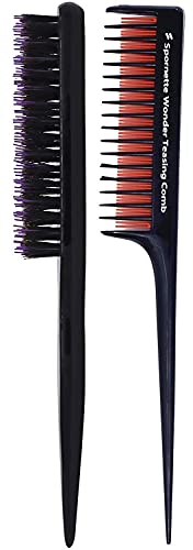 Spornette Teasing Brush & Comb Set Bundle with Hair Brush Cleaners - Image 2