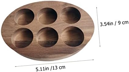 FRCOLOR Wooden Essential Oil Holder Multi-Slot Storage for Bottles and Nail Polish - Image 9