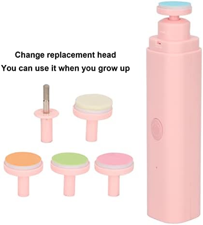 Nail Grinder Electric Nail File Set, Professional Manicure Pedicure Grinder, Manicure Pedicure Polishing Shape Tools Design for Home Salon Use for Women Men Baby Pets(Pink) - Image 7