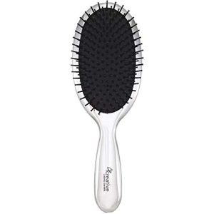 Classic Chrome Paddle Hair Brush for All Hair Types Styling Detangling
