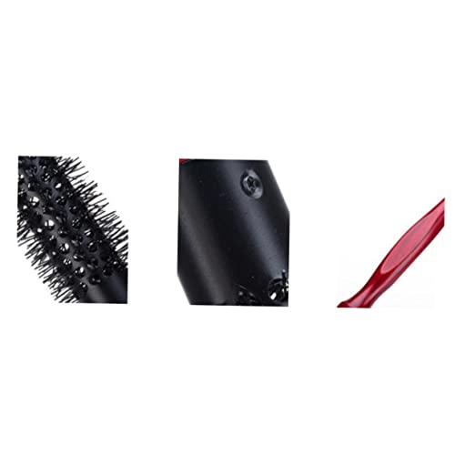 Round Comb Brush Round Comb Nylon Bristle Comb Hair Tool Tail Comb Man Wooden Roller Comb Pointed Tail Scalp Massage - Image 4