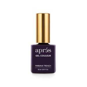 Apres Gel Couleur Nail Polish J03 Mariana Trench Purple 15ml Professional Use