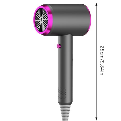 Hair Dryer, 2024 New Portable Travel Hair Dryer, Lightweight Hair Drye for House, 3 Temperatures, Wet and Dry Fast Speed Drying Quiet Blowdryer for Women Men, for Home & Travel Grey - Image 7