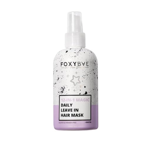 FoxyBae 8 Oz Overnight Hair Mask with Biotin Shea for Nourished Hair