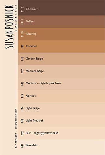 COLORFLO Vegan Mineral Powder Foundation SPF, Loose Makeup, M4 Light Beige, 0.35 oz - Image 4