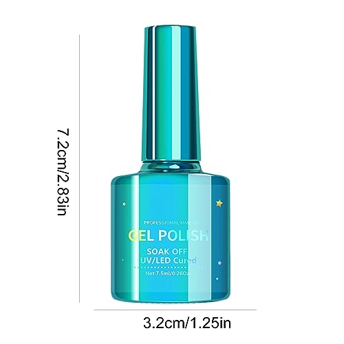 Gel Polish Gel Nail Polish Gemstone Jelly Gel Polish Nail Art Manicure Salon Gift Chip-Resistant Quick Dry for Long-lasting Salon-Quality Nail Gel Polish Nail Glitter Todays Daily Deals - Image 3