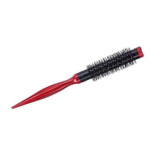 Round Comb Brush Round Comb Nylon Bristle Comb Hair Tool Tail Comb Man Wooden Roller Comb Pointed Tail Scalp Massage - Image 8