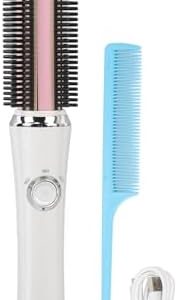 ZJchao 3-Temperature Cordless USB Rechargeable Hair Straightener Hot Comb