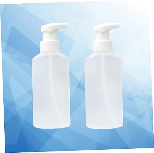 Amosfun 4pc White Portable Foaming Dispenser Set for Shampoo Soap Shower Gel - Image 3