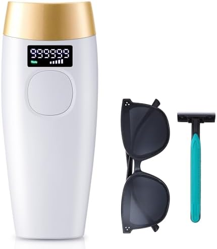at-Home Hair Removal for Women and Men, Permanent Painless Best Hair Remover Device Whole Body Facial Armpits Back Legs Arms Face Bikini Line, Corded (XL)