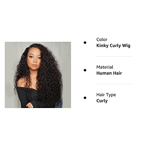 Curly Wig 13x4 Transparent Lace Front Wigs Human Hair Pre Plucked HD Lace Wig 180% Density Curly Lace Front Wigs for Black Women Human Hair Wet And Wavy 100% Virgin Hair Natural 24 Inch - Image 6