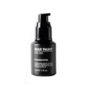 War Paint For Men Medium Coverage Foundation 30ml - Dark Shade, Vegan & Cruelty Free