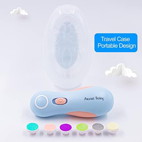 Baby Nail Trimmer Electric for Babies Toddler Infant Baby Needs Baby Nail Clippers Baby Manicure Set for Baby Toddler Nail Clippers Newborn (Yellow) - Image 9