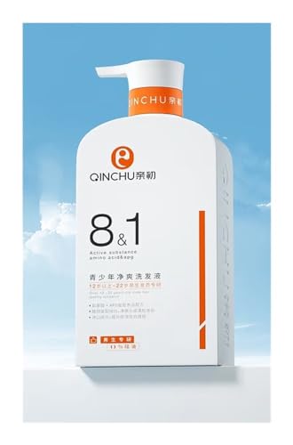 Teenage shampoo for boys and girls, shampoo for children over 12 years old, special shampoo for children over 12 years old, anti-itching shampoo 350ml, anti-dandruff shampoo for teenagers ( 32-33 , 34