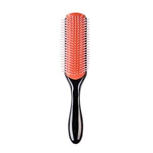 Hair Brush For Natural Curly Hair Black 9 row d3 Classic Styling Travel Detangling Nylon Bristle Detangler Wet Mini Small Shower Wavy Drying Plastic Comb. Woman Man Gifts1