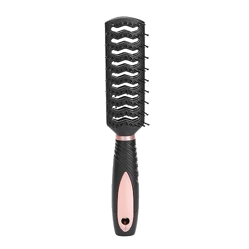 5-Piece Detangling Hair Brush Set with Stand and Mirror Holder for Wet Dry Hair - Image 8