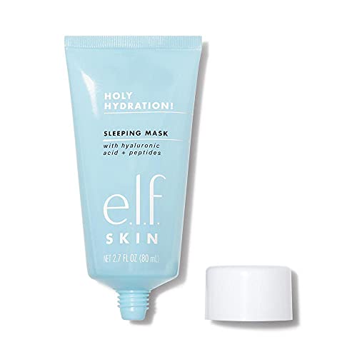 e.l.f. Holy Hydration! Sleep Mask, Ultra-Hydrating Dual-Use Face Mask, Replenishes & Nourishes Dry Skin for a Plumped Up Complexion, 2.7 Fl Oz (80mL) - Image 5