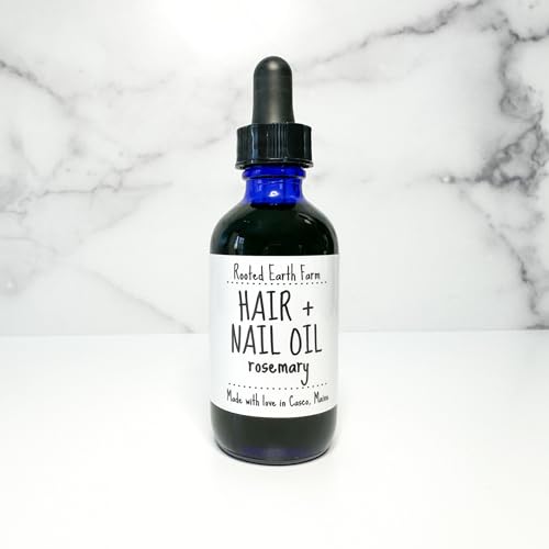 Rosemary Hair and Nail Oil - 2 fl oz - Dry Hair - Cuticle Serum - Growth and Strength - Herbal Infused - Image 2