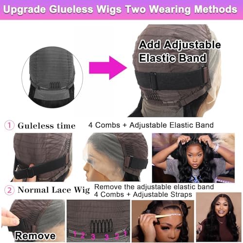 32 Inch Body Wave Lace Front Wig for Women Natural Look Comfortable Fit - Image 2
