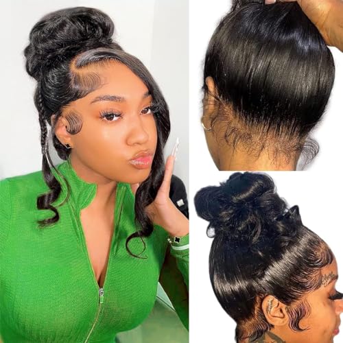 14 Inch 150% Density Remy Human Hair Body Wave 360 Lace Frontal Closure